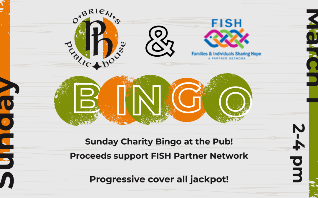 Charity Bingo – March 1