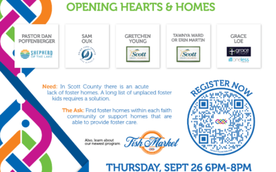 Tomorrow night is our Fostering Hope event and we hope you will attend!