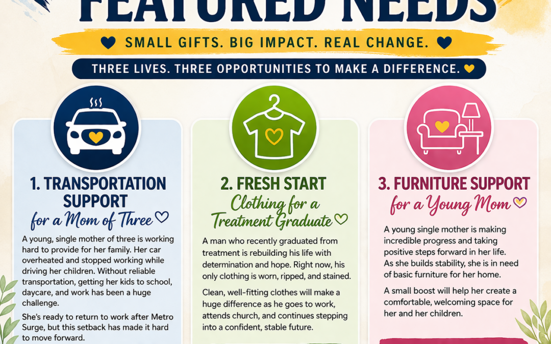 Friday’s Featured Needs 💛