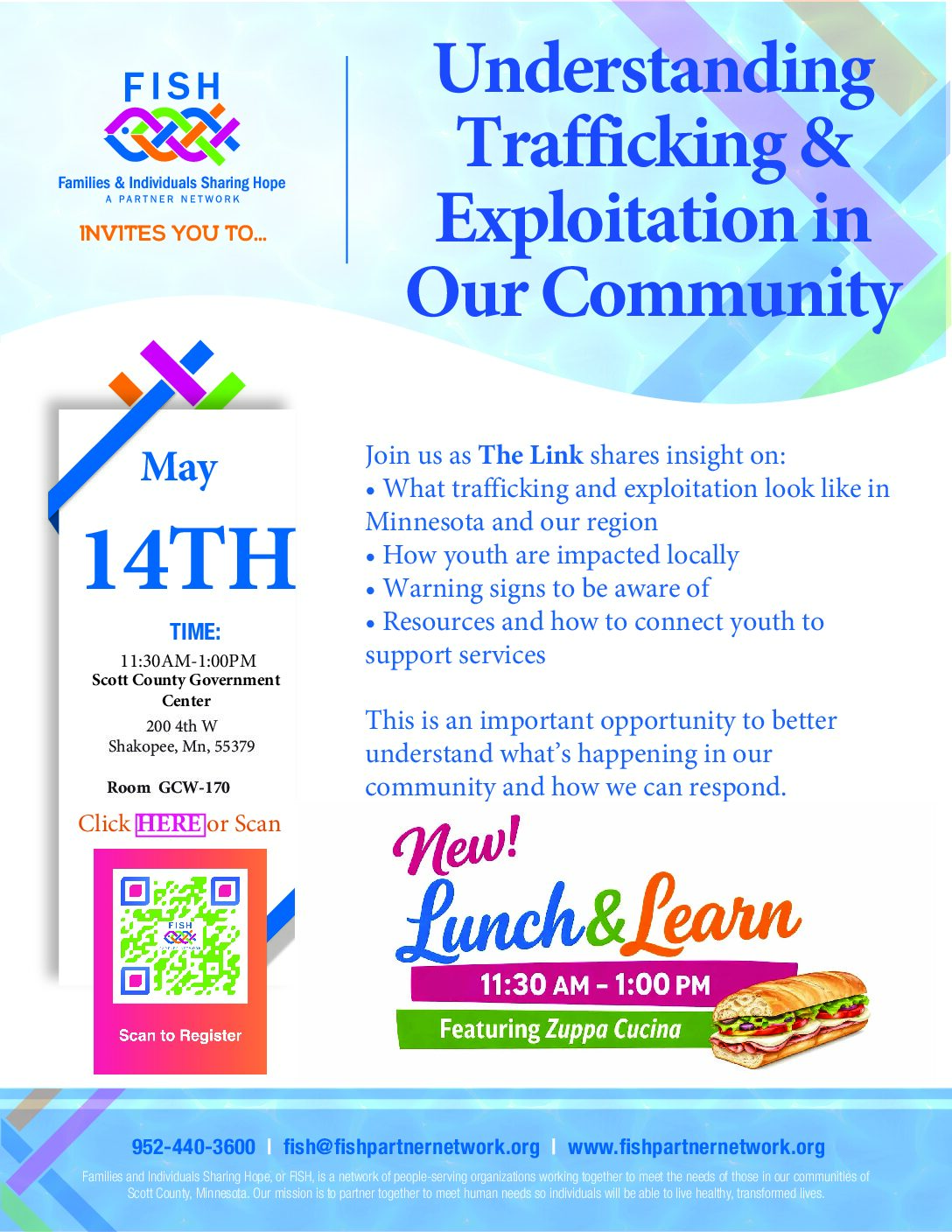 🚨 Register Today! 🚨Understanding Trafficking and Exploitation in Our Community🚨
